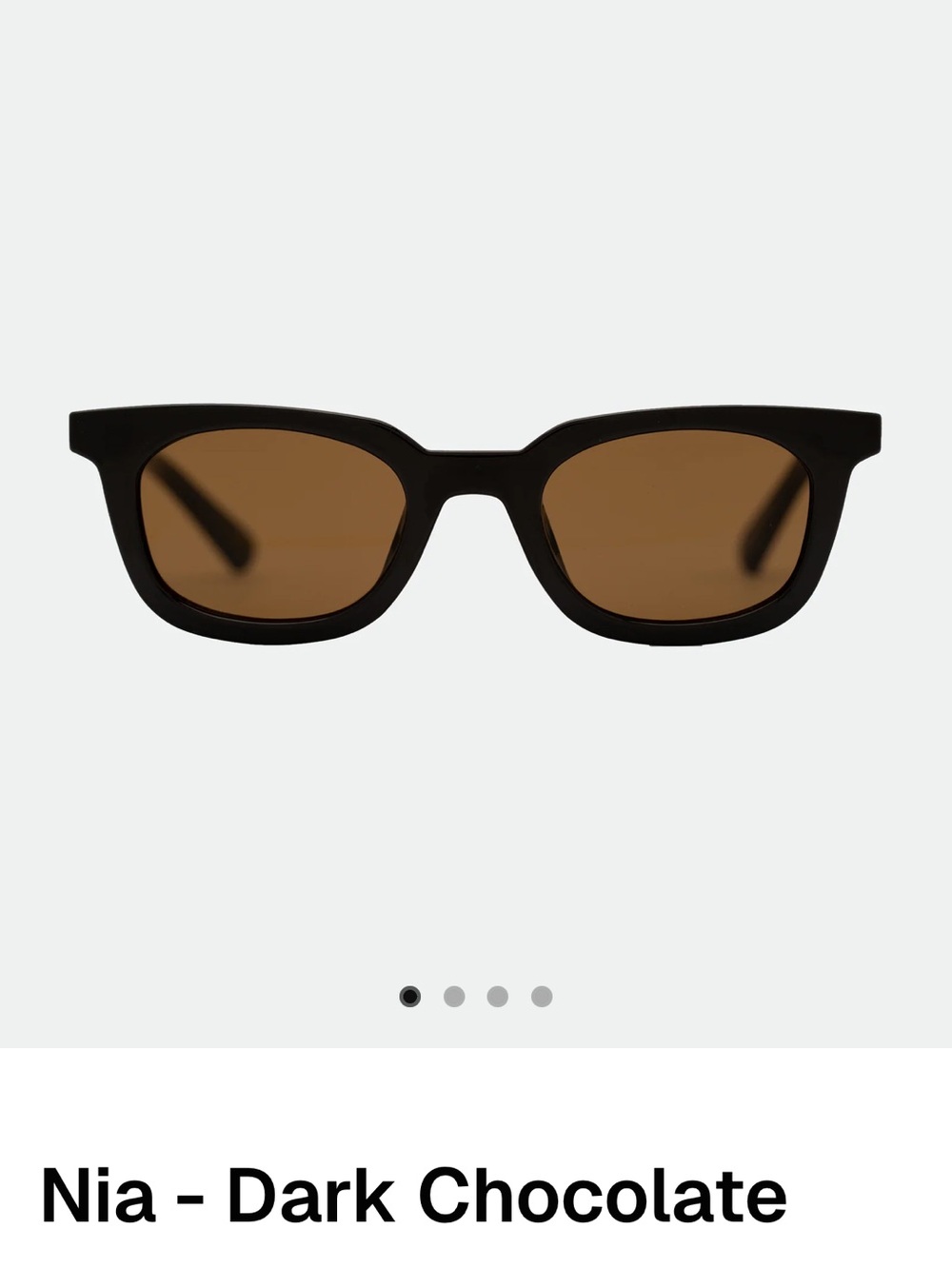 Otra Nia Dark Chocolate Sunglasses